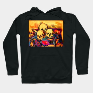 The Three Skulls Recolored Hoodie